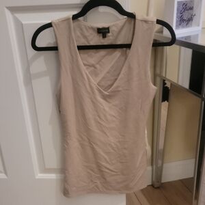 Buckle Black Cream Fitted Dress Tank Top. Size Small.